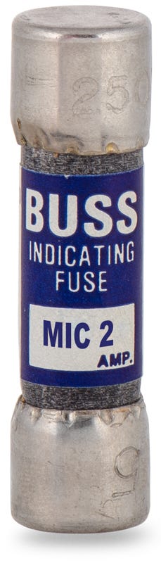 Eaton Bussmann MIC-2 Fast Acting Midget Fuse
