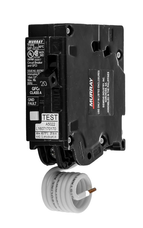 Siemens MP120GFA 1 Pole Ground Fault Circuit Breaker