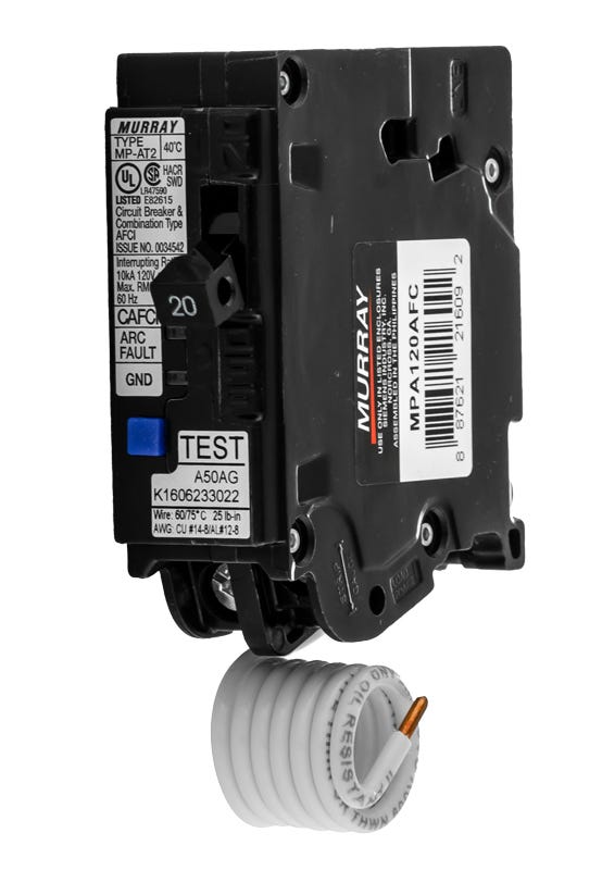 Siemens MPA120AFC 1 Pole Combination Arc Fault Circuit Breaker