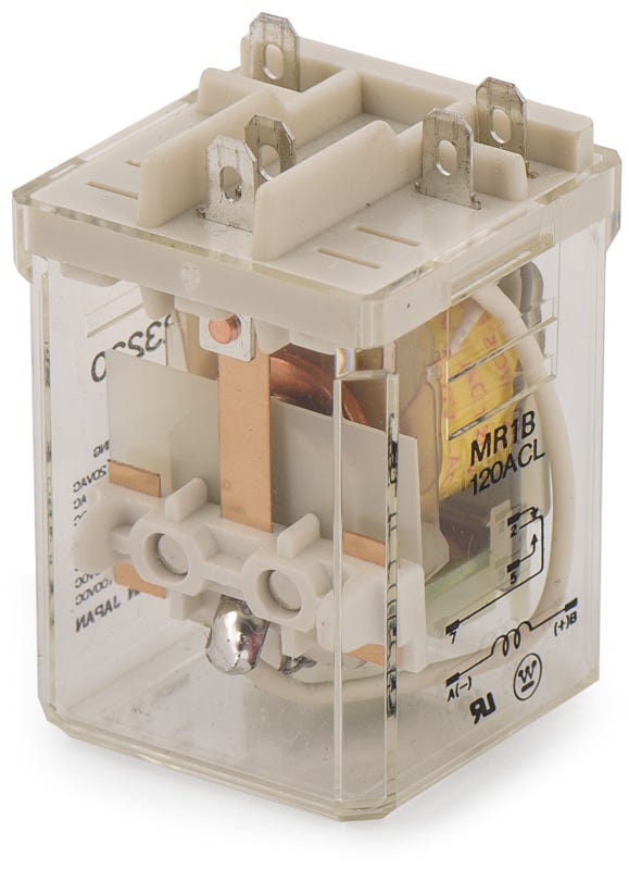 Westinghouse MR1B120ACL Plug-In Relay