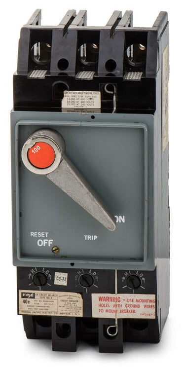 Federal Pacific NFJ631100R 3 Pole Circuit Breaker