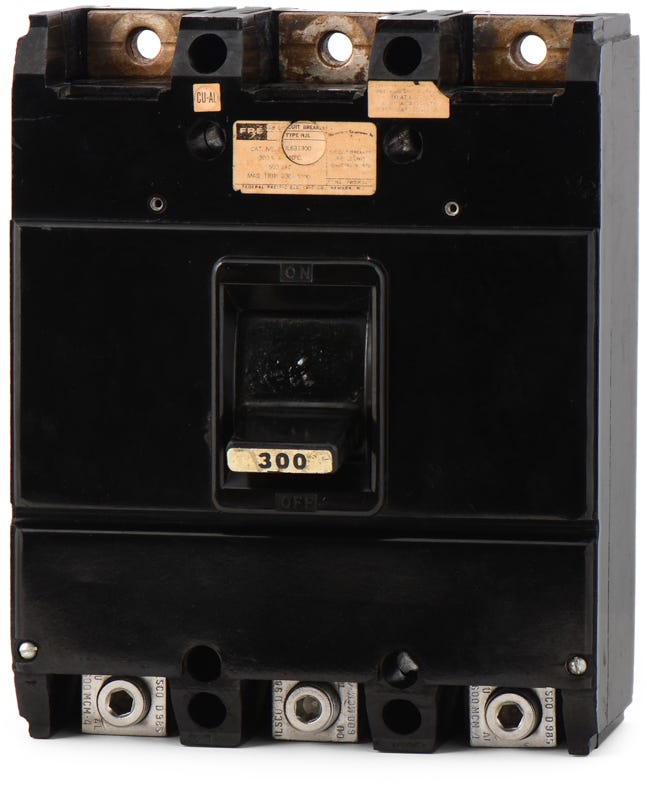 Federal Pacific NJL631300 3 Pole Circuit Breaker