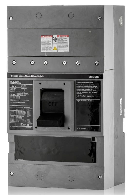 Siemens NXD63S120A 3 Pole Circuit Breaker