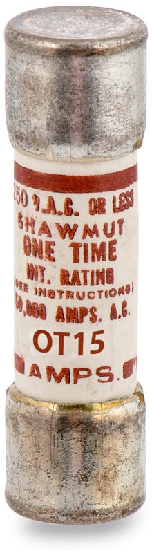 Mersen/Ferraz Shawmut OT15 Fast Acting Fuse