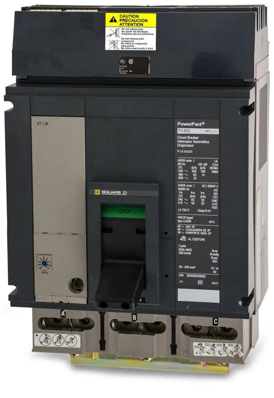 Square D PJA36080 3 Pole Circuit Breaker