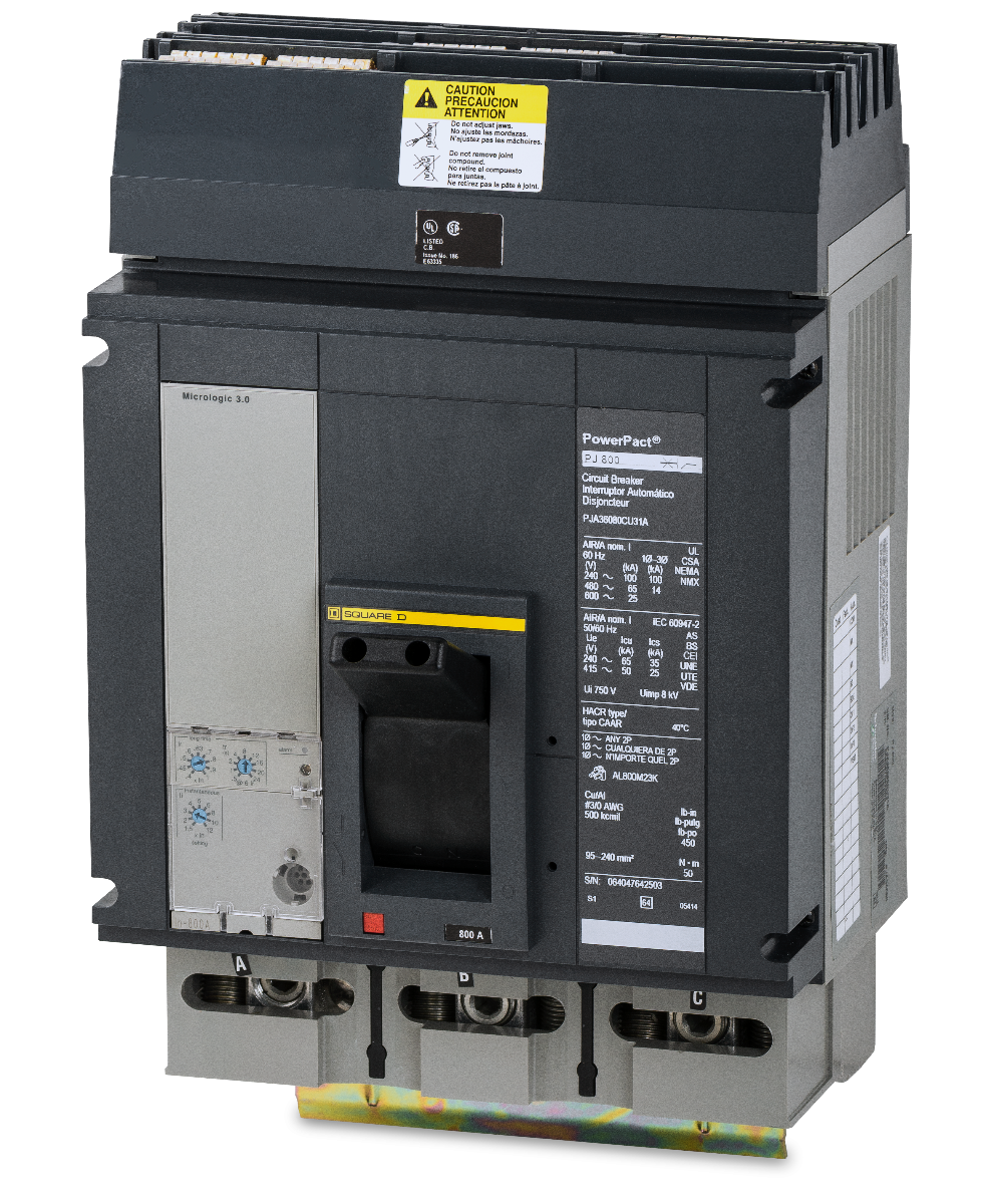 Square D PJA36080CU31A 3 Pole Circuit Breaker