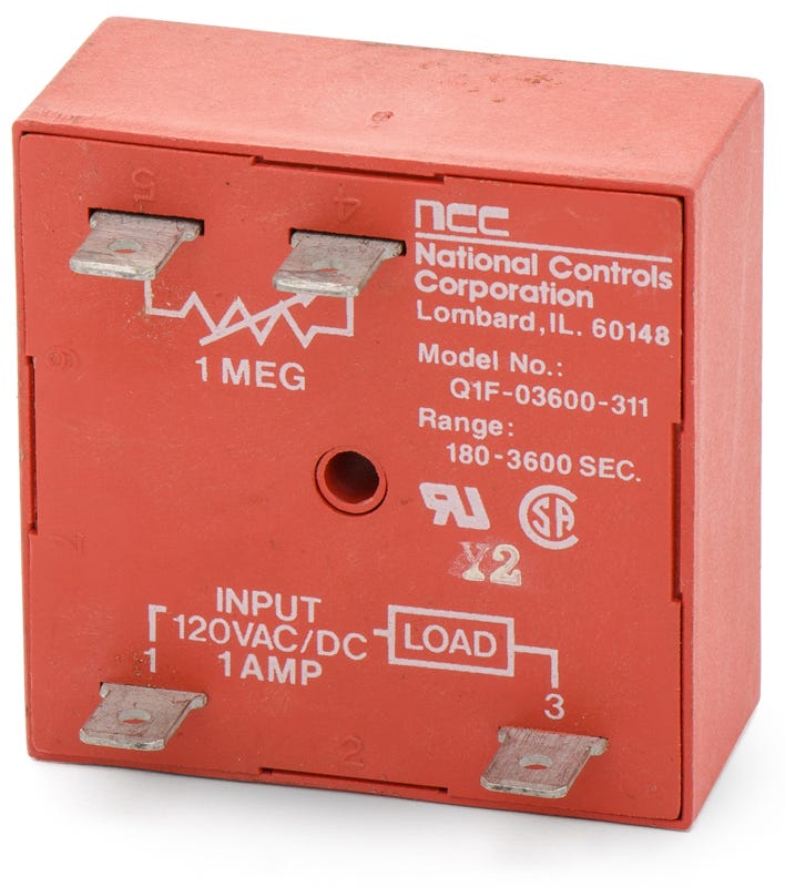 Amtek - NCC Q1F-03600-311 Timer Relay