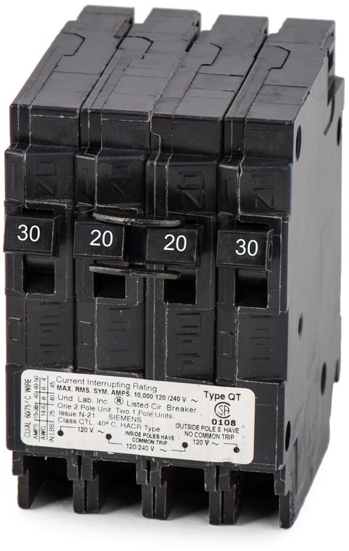Siemens Q23020NC 2 Pole Circuit Breaker