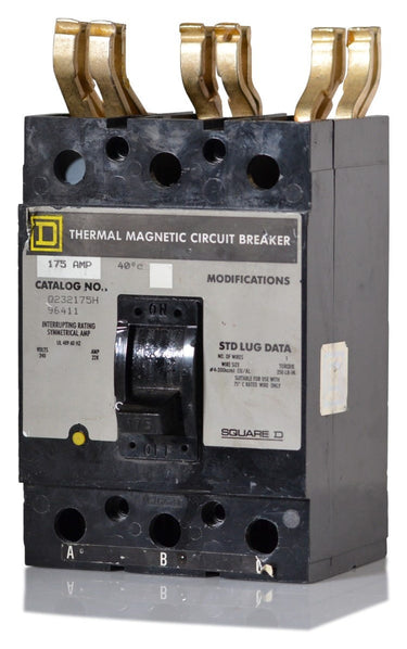 Square D Q232175H 3 Pole Circuit Breaker