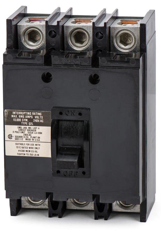 Square D Q2L32175 3 Pole Circuit Breaker