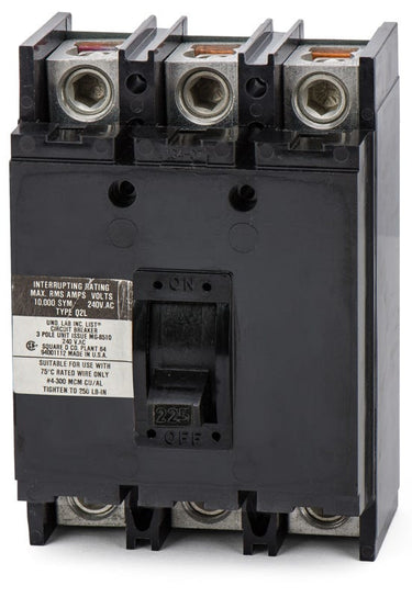 Square D Q2L3225 3 Pole Circuit Breaker
