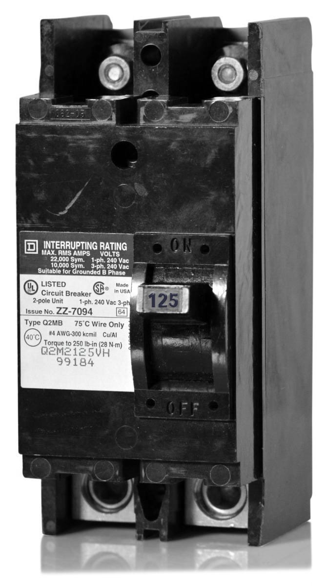 Square D Q2M2125VH 2 Pole Circuit Breaker