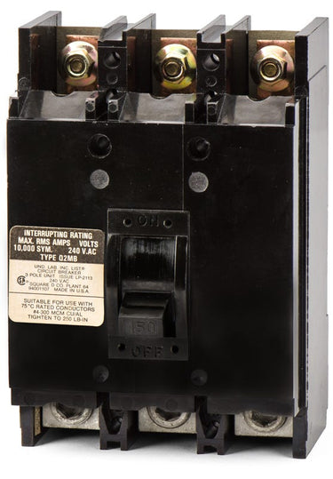 Square D Q2M3150MB 3 Pole Circuit Breaker