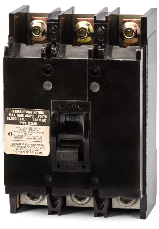 Square D Q2M3150MB 3 Pole Circuit Breaker
