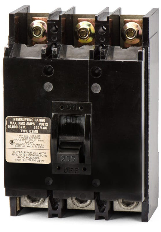 Square D Q2M3200MB 3 Pole Circuit Breaker