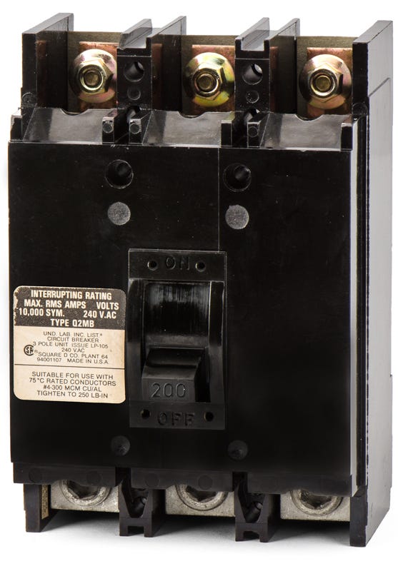 Square D Q2M3200MB 3 Pole Circuit Breaker