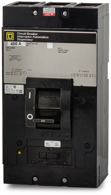 Square D Q4L3400 3 Pole Circuit Breaker