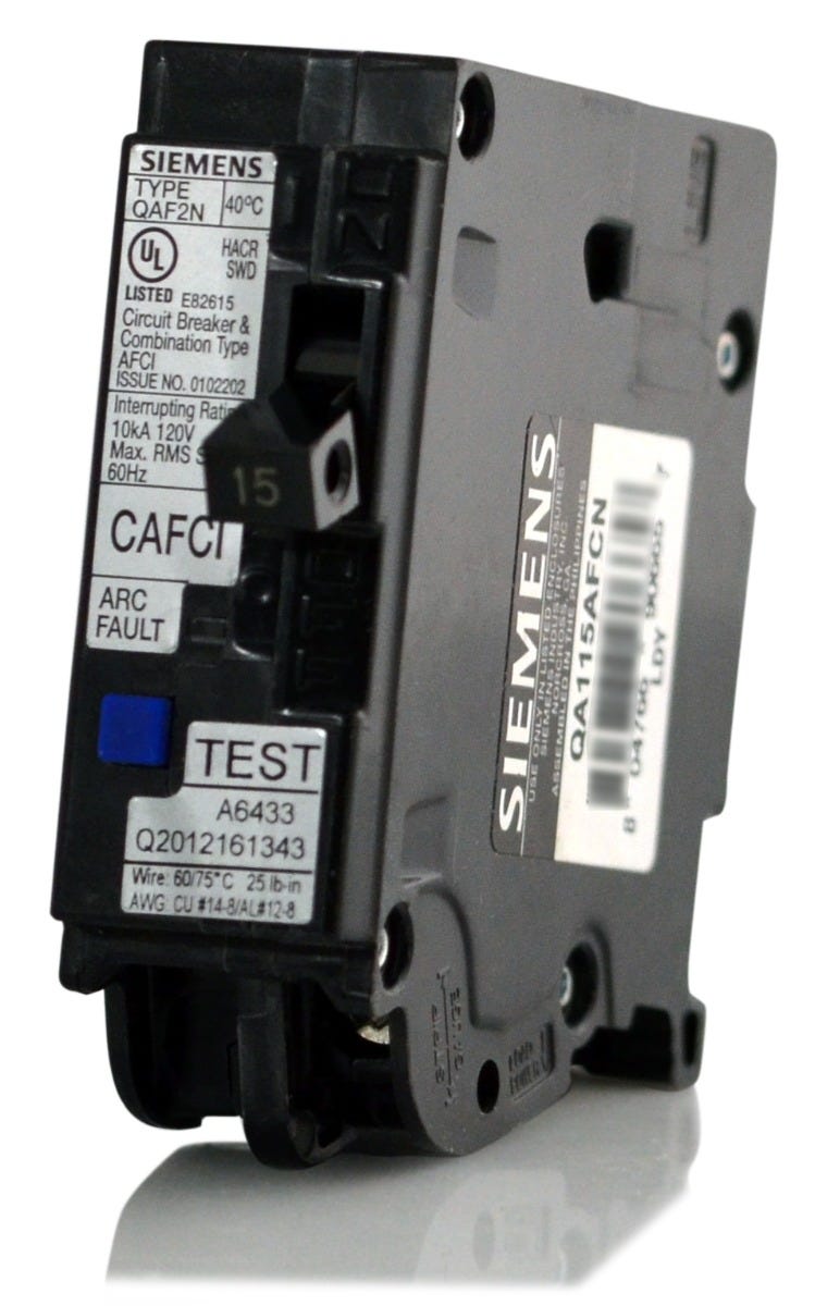 Siemens QA115AFCN 1 Pole Arc Fault Circuit Breaker