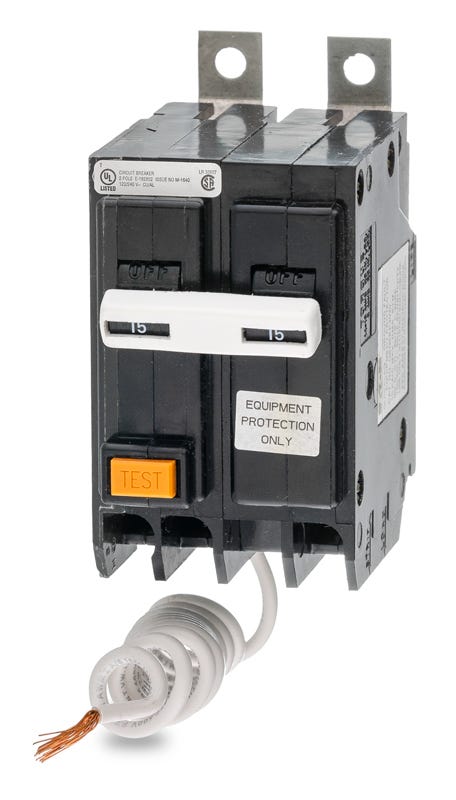 Eaton/Cutler-Hammer QBGFEP2015 2 Pole Circuit Breaker