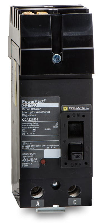 Square D QDA221501 2 Pole Circuit Breaker
