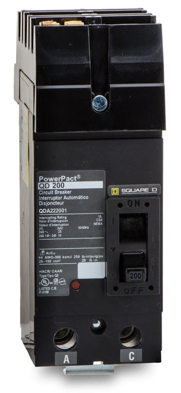 Square D QDA222001 2 Pole Circuit Breaker