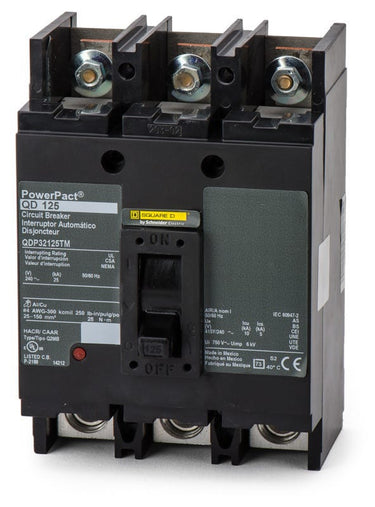 Square D QDP32125TM 3 Pole Circuit Breaker