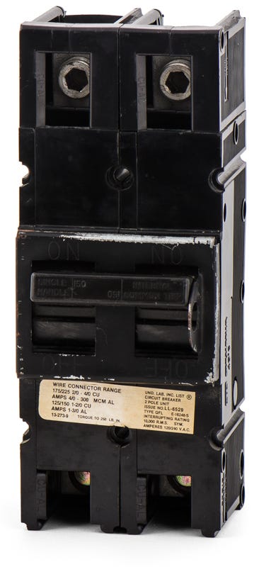 Zinsco QFL2150 2 Pole Circuit Breaker