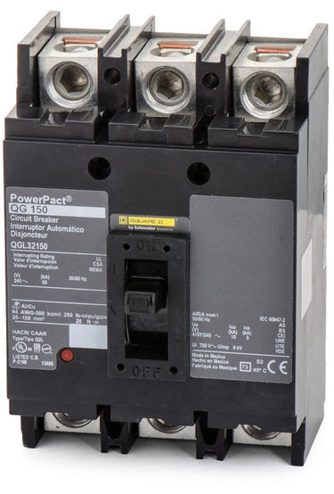 Square D QGL32150 3 Pole Circuit Breaker