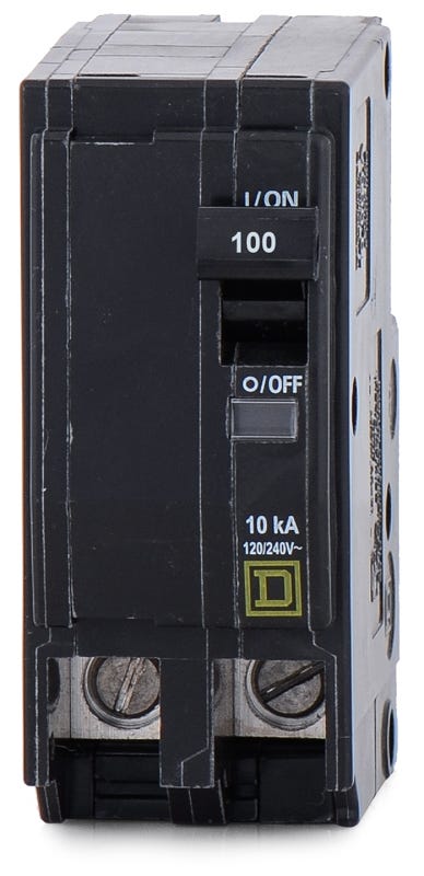 Square D QO2100H 2 Pole Circuit Breaker