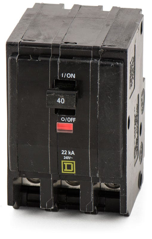 Square D QO340VH 3 Pole Circuit Breaker