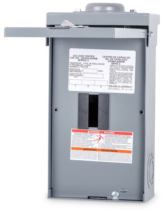 Square D QO403L60NRB Circuit Breaker Load Center – SuperBreakers