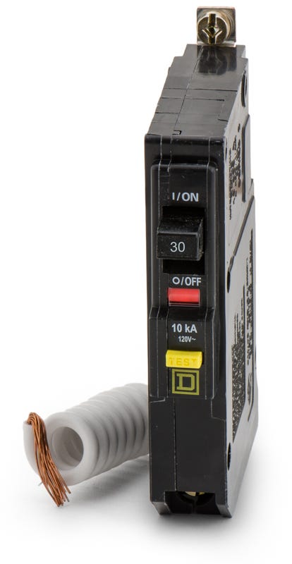 Square D QOB130GF 1 Pole Ground Fault Circuit Breaker