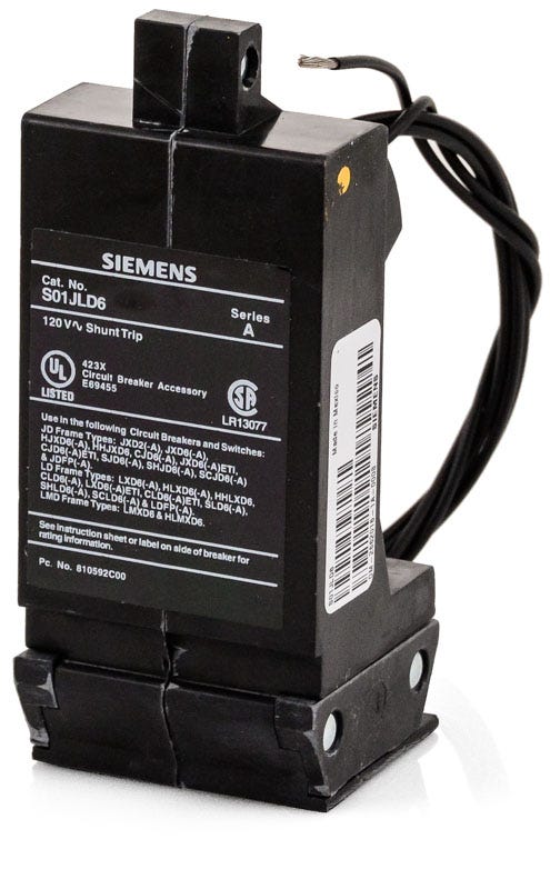 Siemens S01JLD6 Shunt Trip