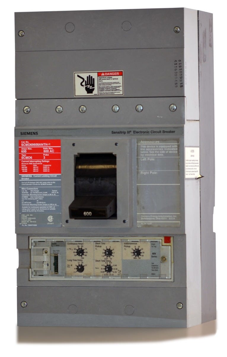 Siemens SCMD69600ANTH 3 Pole Circuit Breaker