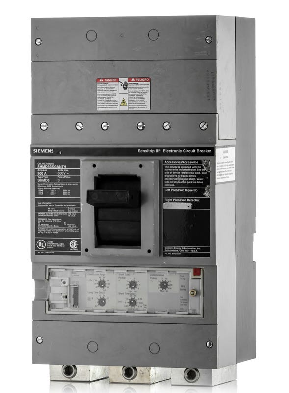Siemens SHMD69800ANTH 3 Pole Circuit Breaker