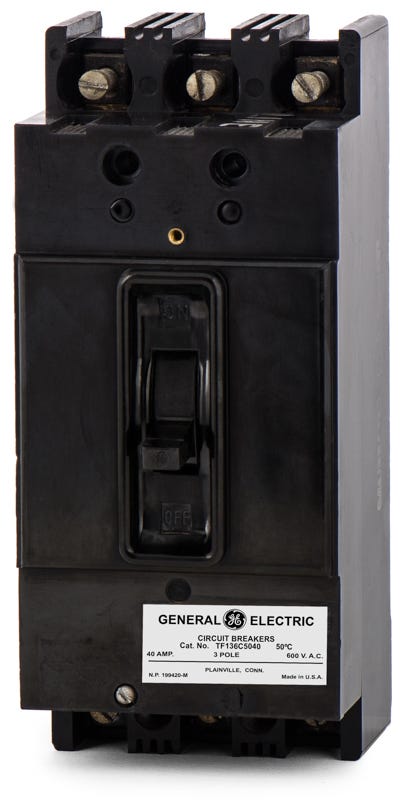 General Electric TF136C5015 3 Pole Circuit Breaker