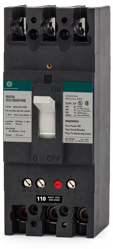 General Electric THFK236110WL 3 Pole Circuit Breaker