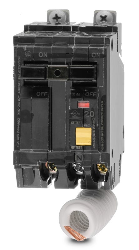 General Electric THQB2120GFEP 2 Pole Circuit Breaker Ground Fault