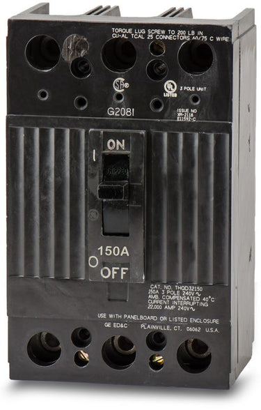General Electric THQD32150WL 3 Pole Circuit Breaker