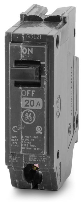 General Electric THQL1120WL 1 Pole Circuit Breaker