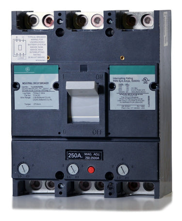 General Electric TJJ436250WL 3 Pole Circuit Breaker