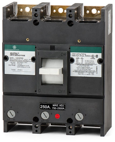 General Electric TJK436250 3 Pole Circuit Breaker