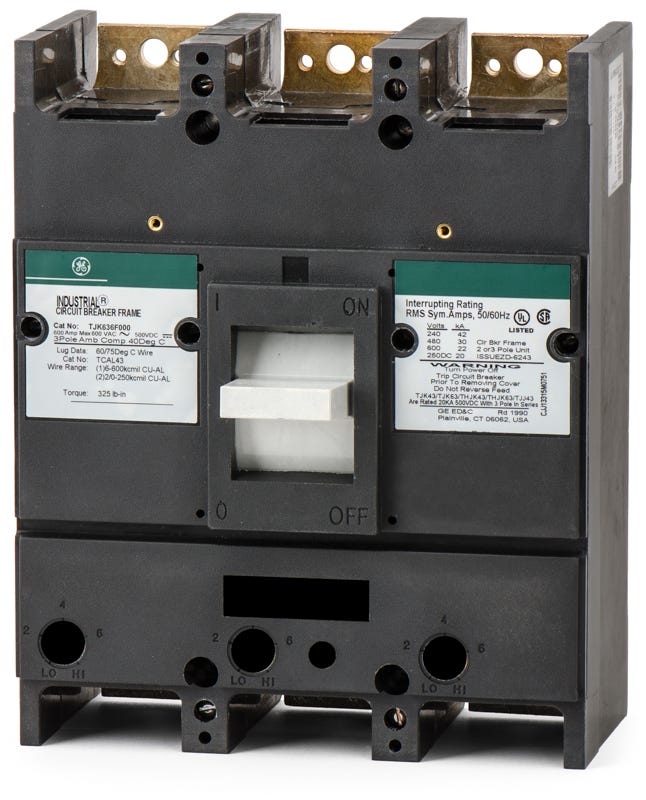 General Electric TJK636F000 Circuit Breaker Frame