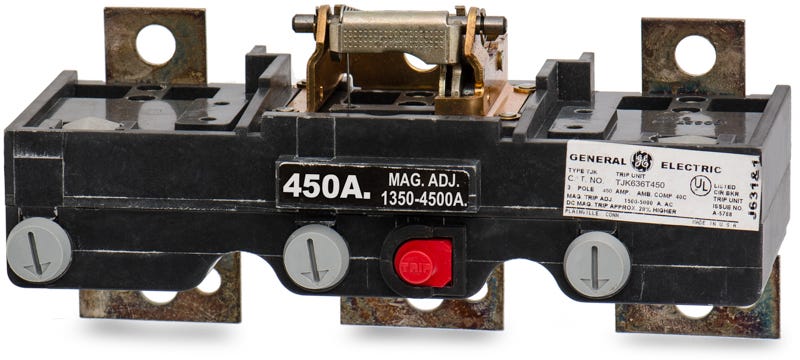 General Electric TJK636T450 Trip Unit