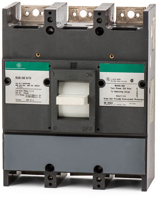 General Electric TJK636Y600 3 Pole Circuit Breaker