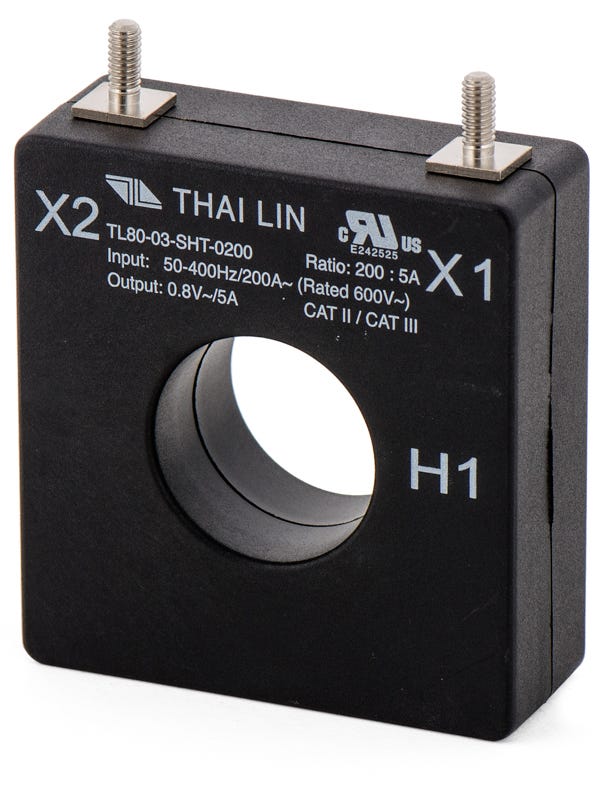 General Electric TL80-09-SHT-0200 Radio Current Transformer