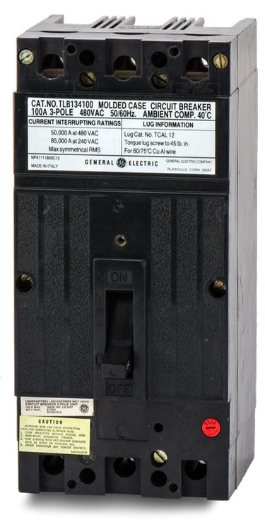 General Electric TLB134100 3 Pole Circuit Breaker