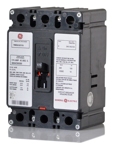 General Electric TMQV32175 3 Pole Circuit Breaker