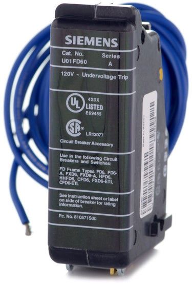 Siemens U01FD60 Under Voltage Release