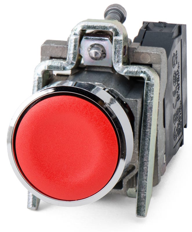 Schneider Electric XB4BA42 Flush Push Button